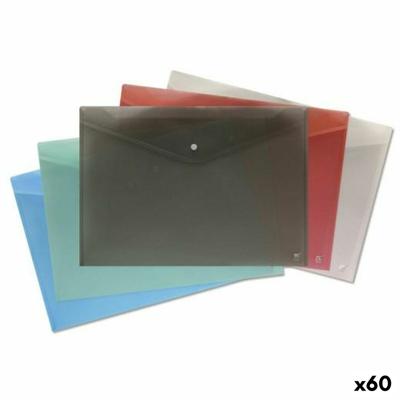 Doucmentenhouder met Flap Bismark Multicolour A3 Polypropyleen (60 Stuks)