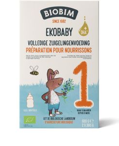 Ekobaby 1 volledige zuigelingenvoeding 0+ mnd bio