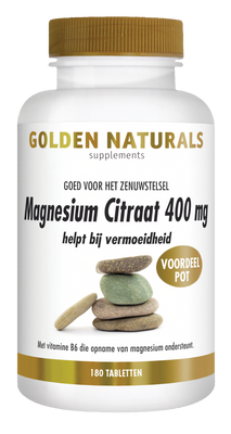 Golden Naturals Magnesium Citraat 400 mg