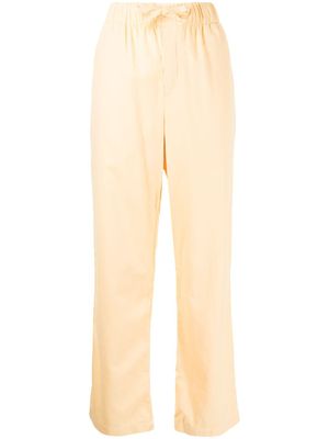 TEKLA pantalon de pyjama à lien de resserrage - Tons neutres