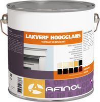 Afinol Hoogglans Lakverf Creme Wit (RAL 9001) 2,5 liter