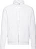 Fruit Of The Loom F457N Classic Sweat Jacket - White - S