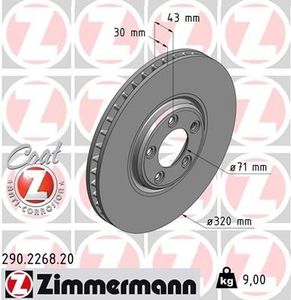 Remschijf Coat Z 290226820