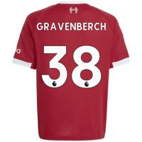 adidas Liverpool Gravenberch 38 Thuisshirt 2025-2026 Kids