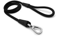 Morso hondenriem soft rope gerecycled black zwart (120X1 CM) - thumbnail