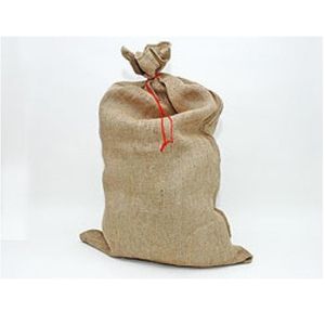 2x Jute cadeau zakken voor Kerst/Sinterklaas 90x60 cm   -