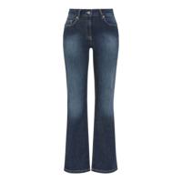Bootcut jeans van bio-katoen, donkerblauw Maat: 48/L32 - thumbnail