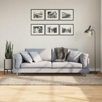 VidaXL Vloerkleed istan hoogpolig glanzend 100x200 cm beige