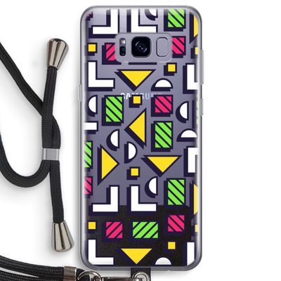 8-bit N°4: Samsung Galaxy S8 Plus Transparant Hoesje met koord