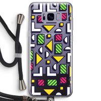 8-bit N°4: Samsung Galaxy S8 Plus Transparant Hoesje met koord