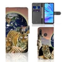 Huawei P30 Lite (2020) | Telefoonhoesje | Met pasjeshouder | Roofdieren
