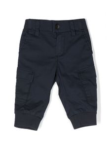 BOSS Kidswear pantalon chino à taille élastiquée - Bleu