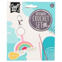 Haakset Sleutelhanger Maken Regenboog 7x1x6 Cm