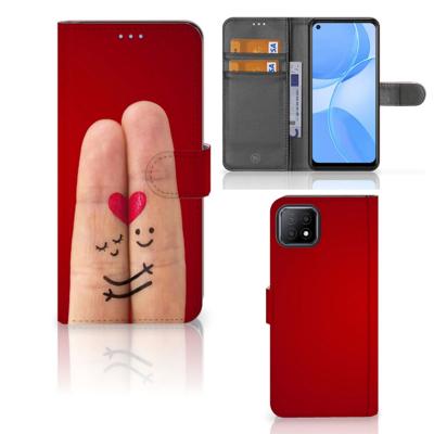 OPPO A73 5G | Wallet Case | met Pasjes | Liefde - Origineel Romantisch Cadeau