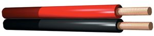 SkyTronic Rood/Zwart kabel 0.75mm - 2 aderig - Rol van 100 meter
