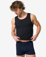 HEMA Korte herenboxers katoen stretch - 3 stuks rood (rood)