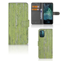 Nokia G11 | G21 Book Style Case Green Wood