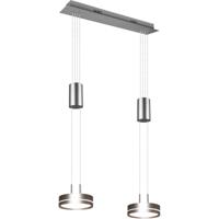 Stijlvolle LED Hanglamp 14.4W - Dimbaar - Warm Wit 3000K - Mat Nikkel