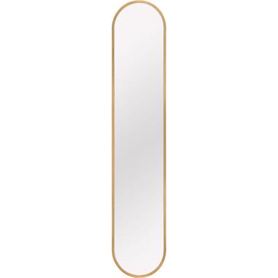 Spiegel - Trion Drop - Decoratieve Spiegel - Ovaal - 20x101cm - Goud - Kunststof