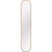 Spiegel - Trion Drop - Decoratieve Spiegel - Ovaal - 20x101cm - Goud - Kunststof