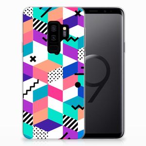 Samsung Galaxy S9 Plus TPU Hoesje Blokken Kleurrijk