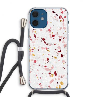 Terrazzo N°9: iPhone 12 Transparant Hoesje met koord