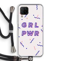 GRL PWR: Huawei P40 Lite Transparant Hoesje met koord