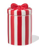 HEMA Pot ⌀10x14cm keramiek strik rood