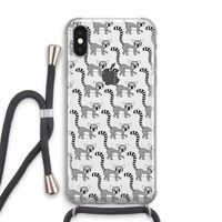 Makis: iPhone XS Max Transparant Hoesje met koord