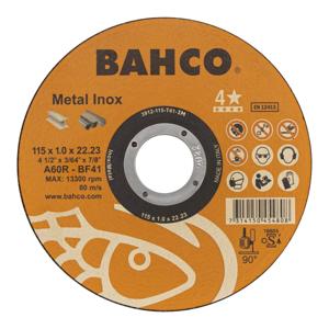 Bahco Slijpschijf | voor afbramen | voor metaal en RVS | 125 x 1.6 x 22.23 mm - 3911-125-T41-IM