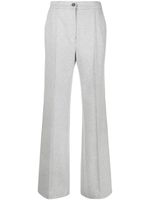 Antonelli pantalon droit à taille haute - Gris