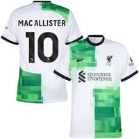 Liverpool Shirt Uit 2023-2024 + Mac Allister 10