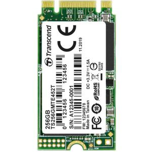 Transcend MTE452T 256 GB NVMe/PCIe M.2 SSD 2242 harde schijf M.2 NVMe PCIe 3.0 x2 Industrial TS256GMTE452T