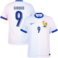 Frankrijk Shirt Uit 2024-2025 + Giroud 9