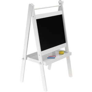 Houten schoolbord - wit