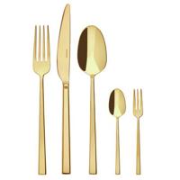 Sambonet Bestekset Rock - Goud - 60-delig | 12 personen Sambonet Bestekset Rock - Goud - 60-delig | 12 personen