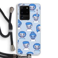 Gezichtjes: Samsung Galaxy S20 Ultra Transparant Hoesje met koord