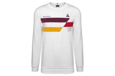 Le Coq Sportif TDF Nissa La Bella Wit Sweatshirt Le Coq Sportif TDF Nissa La Bella Wit Sweatshirt