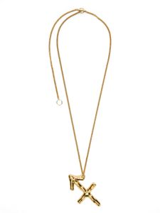 Jil Sander zodiac-sign pendant necklace - Or