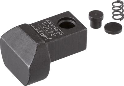 HAZET Insteekaanlasdeel 6430C · 9 x 12 mm insteekvierkant massief · Lengte: 25 mm