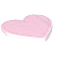Feest servetten - 16x - hart - roze - 3 laags - 33 x 33 cm - Valentijn