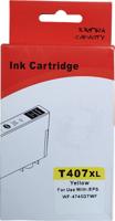 Huismerk Epson 407 cartridge geel