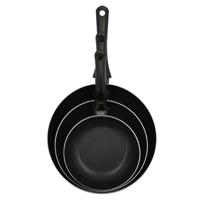 Pannenset Quid Country Gestampt aluminium Blauw Bakeliet (3 Onderdelen)