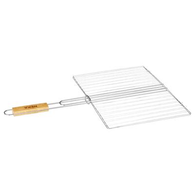 Neka BBQ grill klem - 40 cm - Hamburgergrill roosters voor op de barbecue