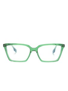 Victoria Beckham Eyewear lunettes de vue carrées à logo imprimé - Vert