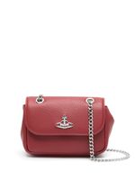 Vivienne Westwood Orb-plaque faux-leather shoulder bag - Rouge - thumbnail