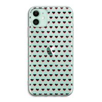 Hartjes: iPhone 11 Transparant Hoesje