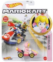 Hot Wheels Mario Kart - Cat Peach Standard Kart