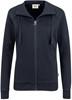 Hakro 406 Women's sweat jacket College - Ink - M