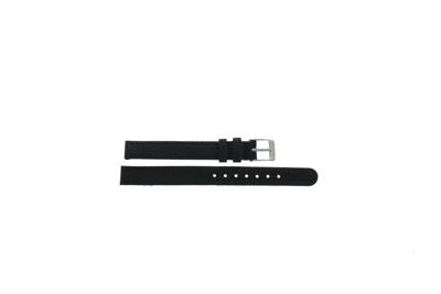 Horlogeband Universeel B113 Leder Zwart 10mm